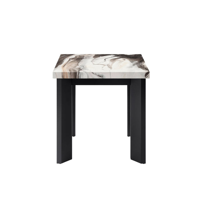 Strata Faux Marble 3 Pc Occasional Set- 1 Coffee &amp; 2 End Tabl