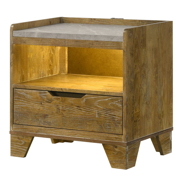 Garcia Nightstand with LED