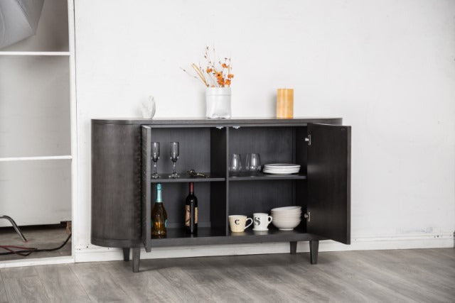 Sterling West Server, Ash Gray - view 2