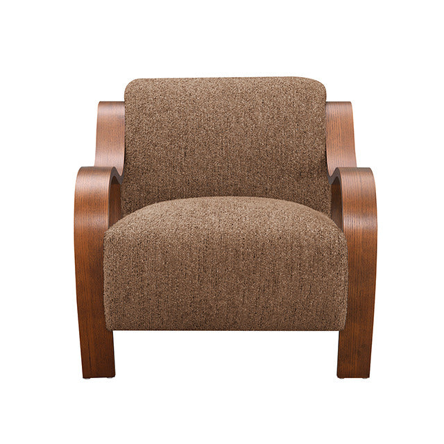 Niari Accent Chair, Caramel Brown - view 2