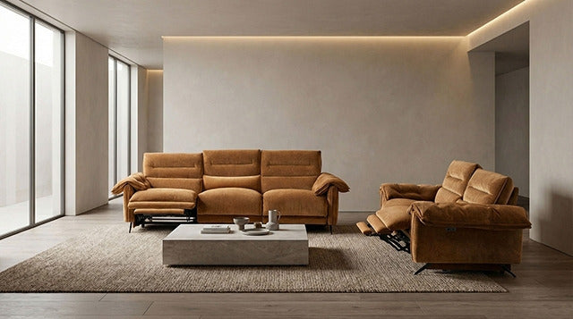 Morley Power Loveseat, Sienna Brown - view 8