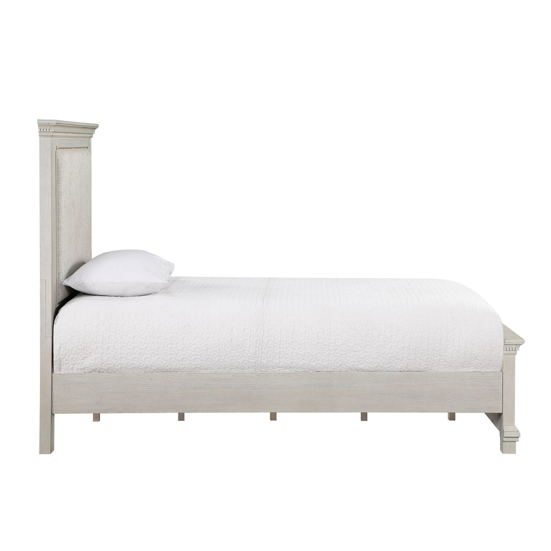 Silver Sands 4/6 Full Panel Footboard & Slats-Gray