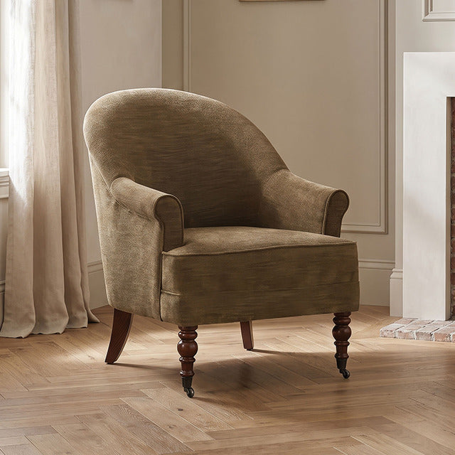 Raelyn Accent Chair, Bison Brown - view 5