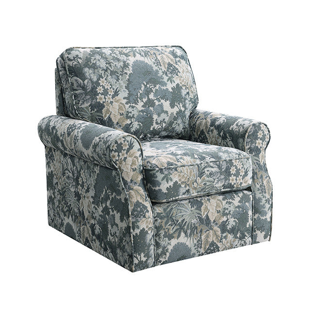 Penryn Swivel Accent Chair, Topiary Green