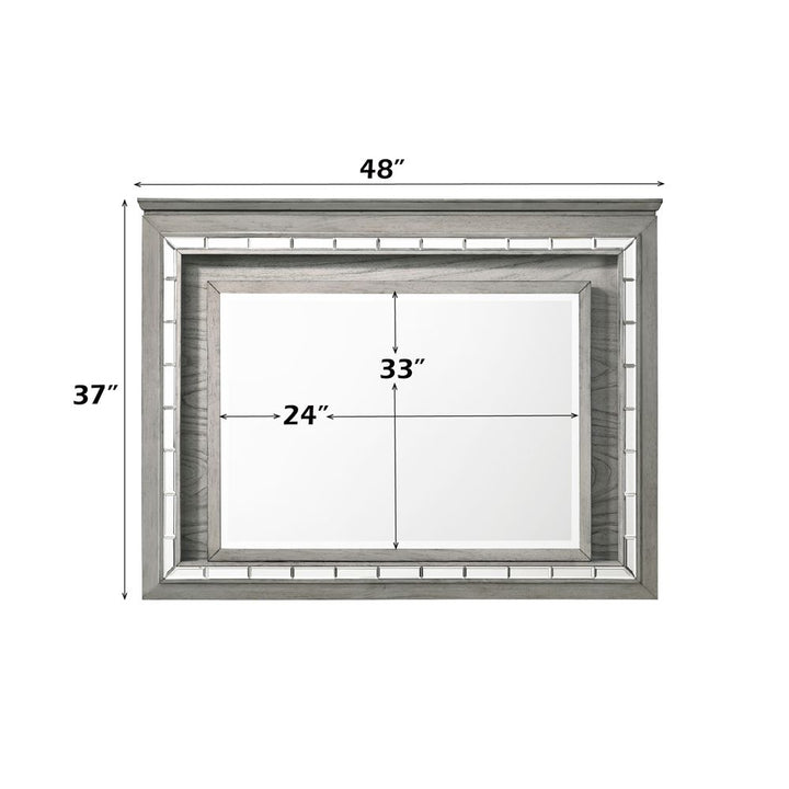 Antares Mirror W/Led – dimensions diagram