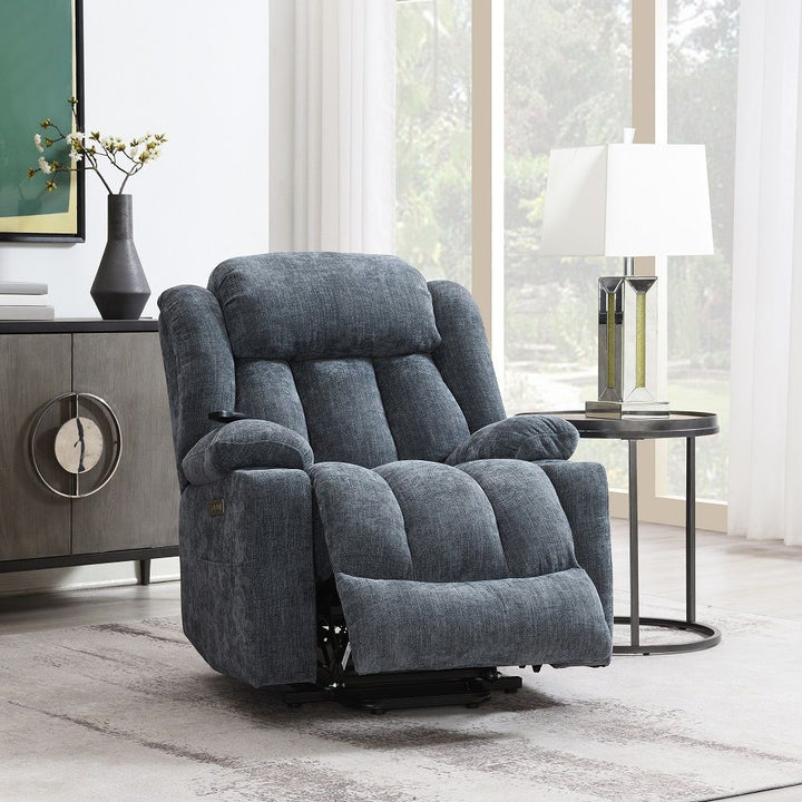 Omarion Power Recliner w/Lift, Heating &amp; Massage