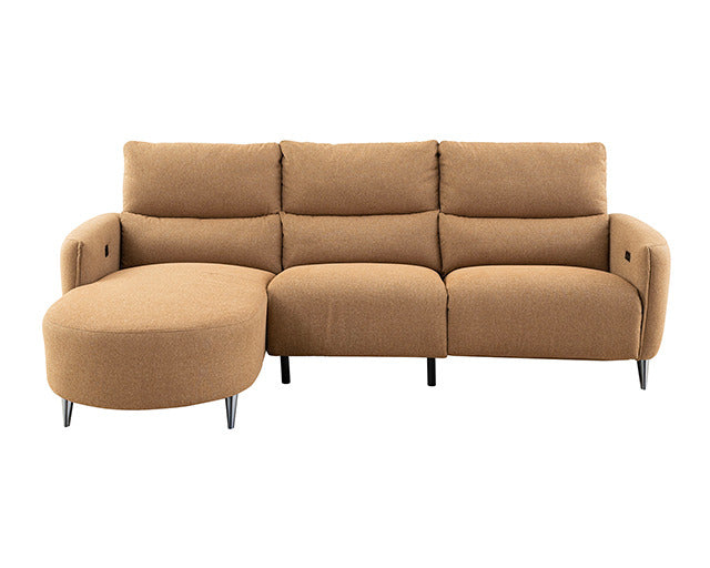 Galten Power Sectional, Brown