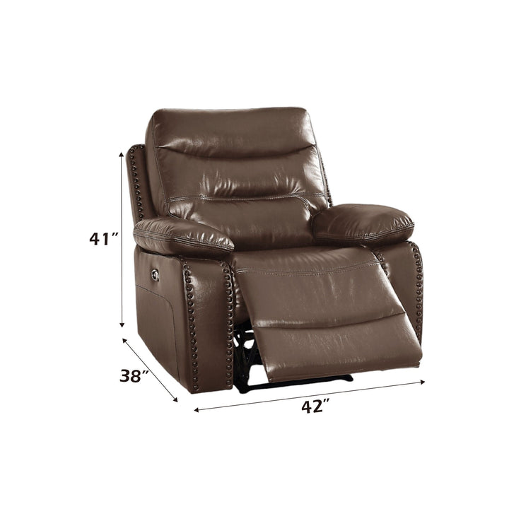 Aashi Power Motion Recliner – dimensions diagram