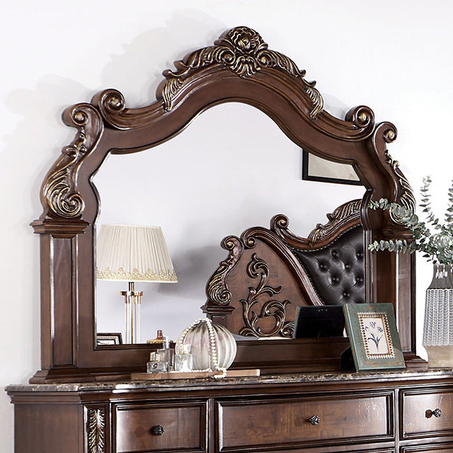 Esparanza Mirror, Brown Cherry