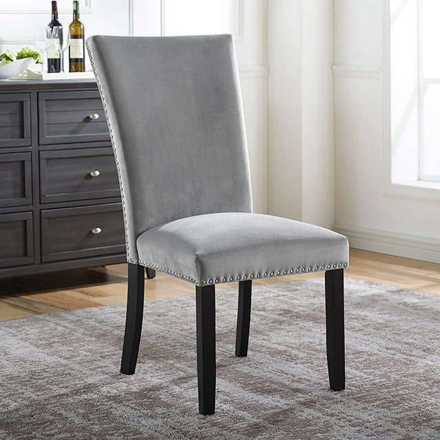 Kian Side Chair, Light Gray