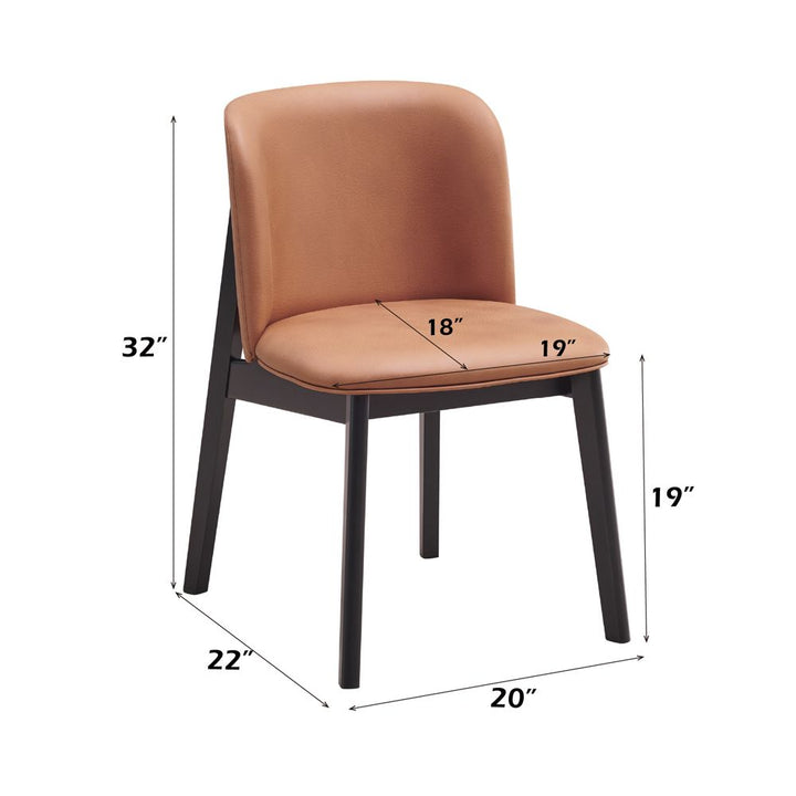 Eliora Side Chair (Set-2) – dimensions diagram