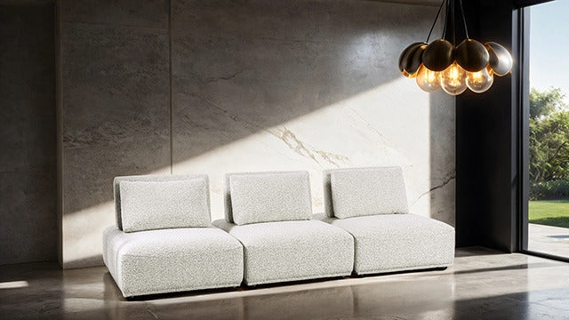 Stavanger 3-Seater, Light Gray - view 2