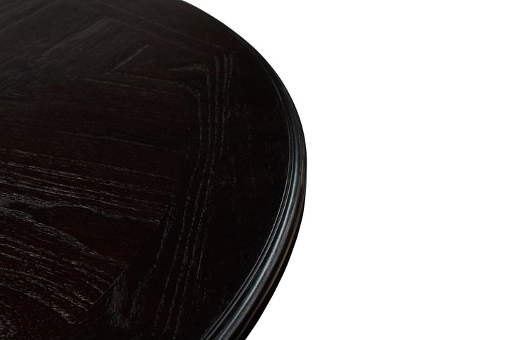 Gia 5 Pc 42" Round Counter Dining Table &amp; 4 Chairs-Ebony