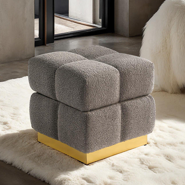 Aileen Storage Stool, Charcoal - view 2