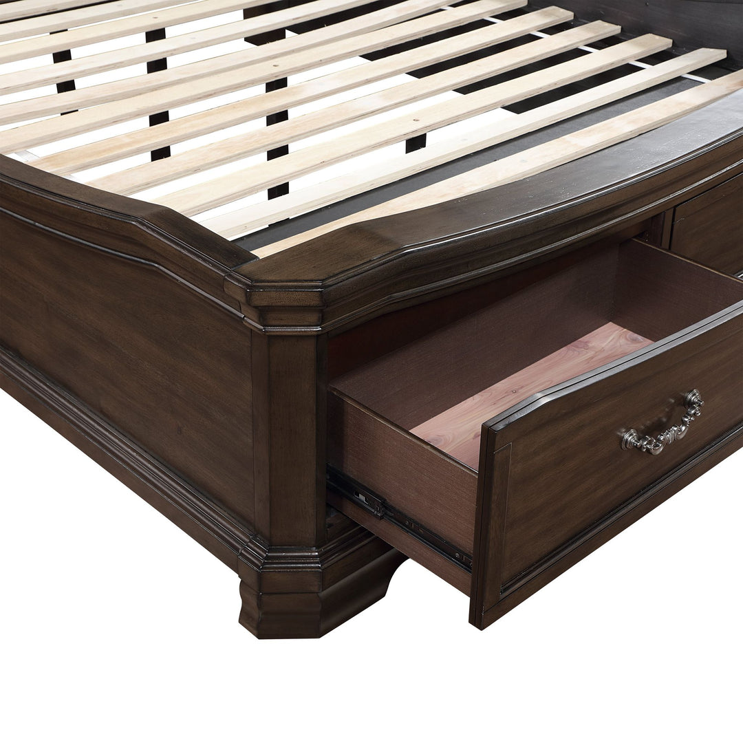 Lyndhurst 5''0"/6''6"  Q/ek Rails- Walnut