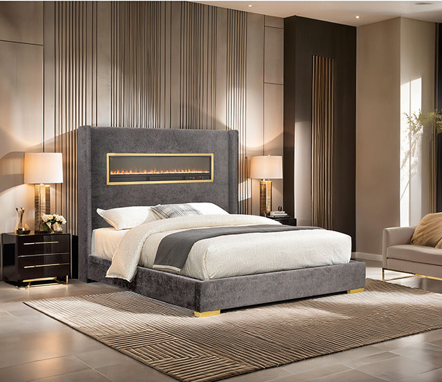 Danvers Bed, Gray - view 2