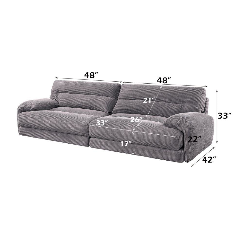 Cadenza Loveseat – dimensions diagram
