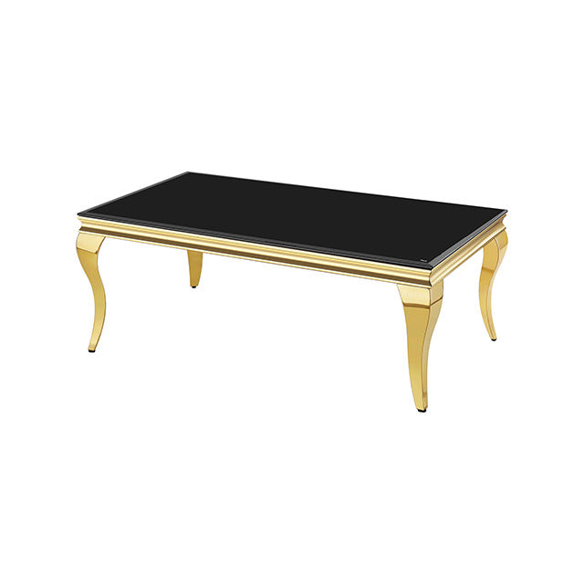 Wetzikon Coffee Table, Black/Gold