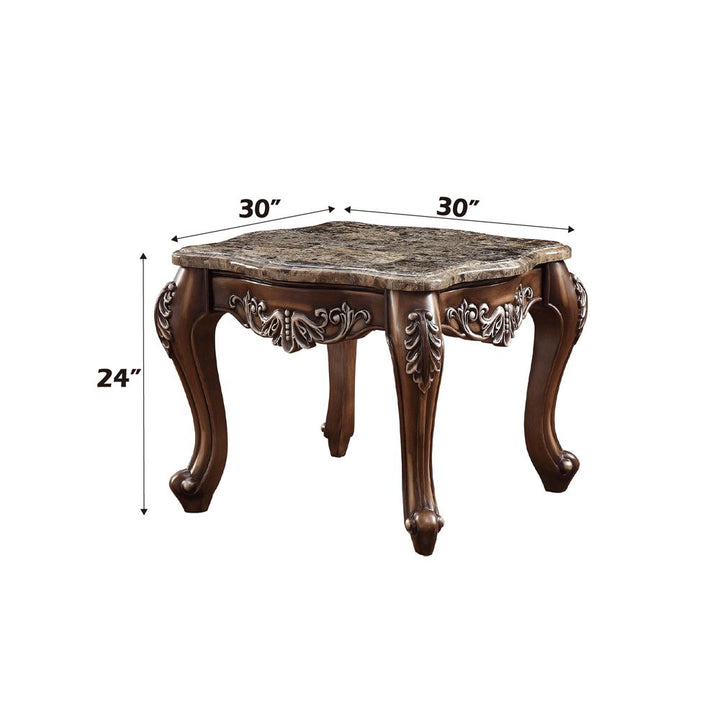 Latisha End Table – dimensions diagram
