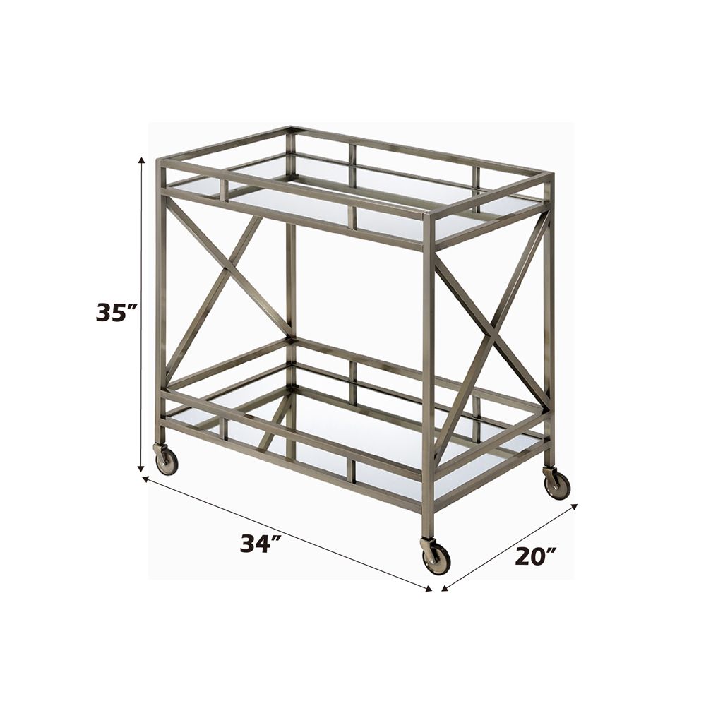 Kristensen Serving Cart – dimensions diagram