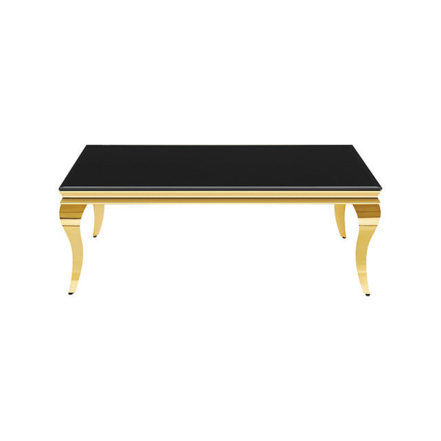 Wetzikon Coffee Table, Black/Gold - view 2