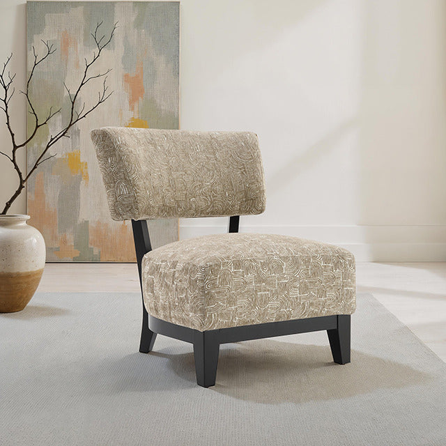 Aveni Accent Chair, Beige - view 6