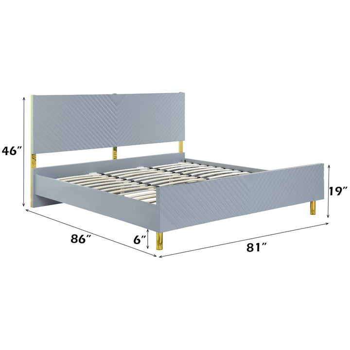 Gaines EK Bed – dimensions diagram