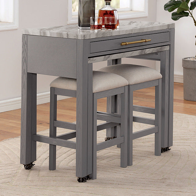 Whitehall 3 Pc Counter Ht Table Set - view 5