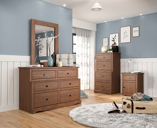 Stavros Night Stand, Mahogany - view 2