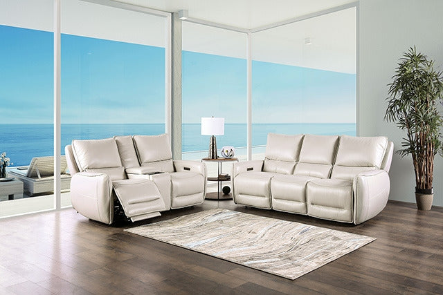 Phineas Power Loveseat, Beige - view 2