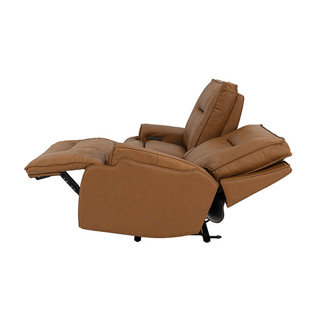 Dallas Oversized Power Sofa, Camel Brown - view 6