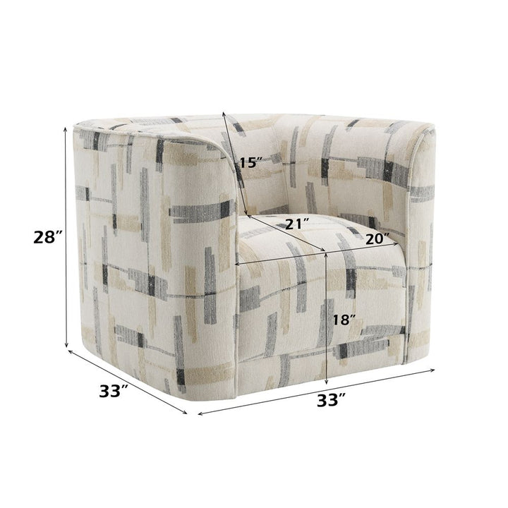 Darya Chair w/Swivel – dimensions diagram