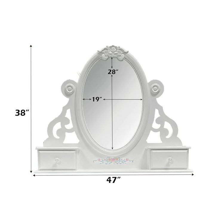 Flora Mirror W/Jewlery – dimensions diagram