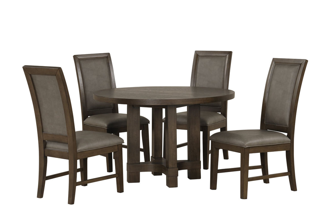 Cityscape Round Dining Table-Walnut