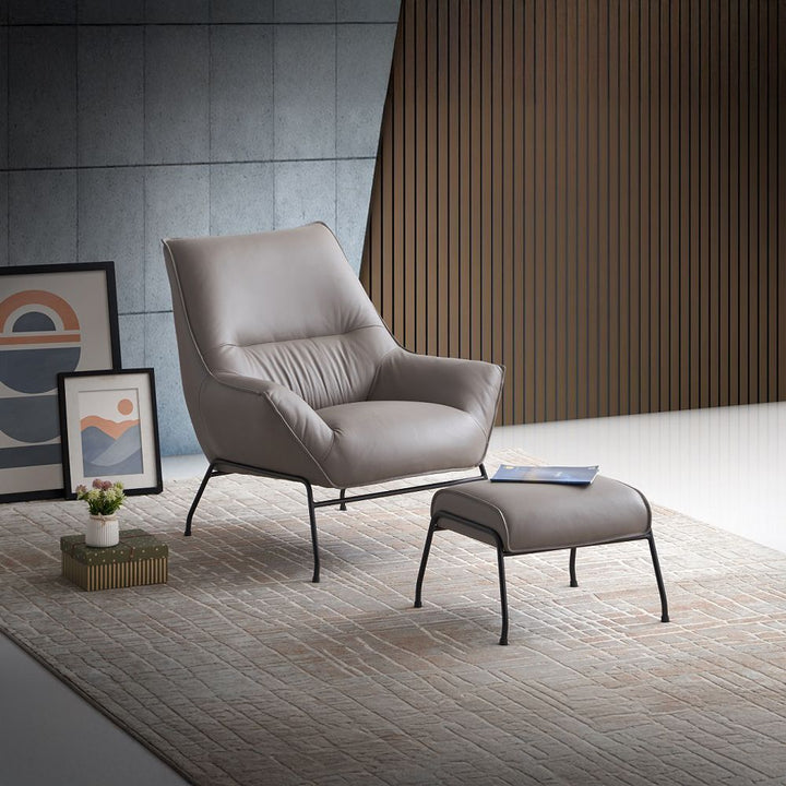 Jabel Accent Chair &amp; Ottoman