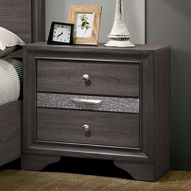 Chrissy Night Stand, Gray