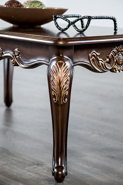 Palencia End Table, Dark Cherry - view 4