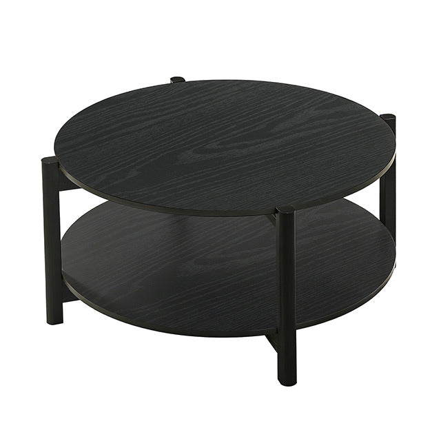 Hyde Round Coffee Table, Black - view 2