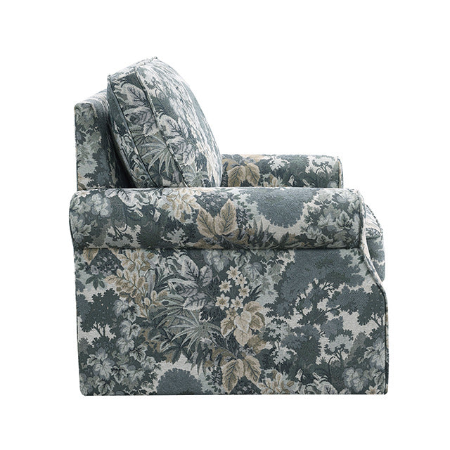 Penryn Swivel Accent Chair, Topiary Green - view 3