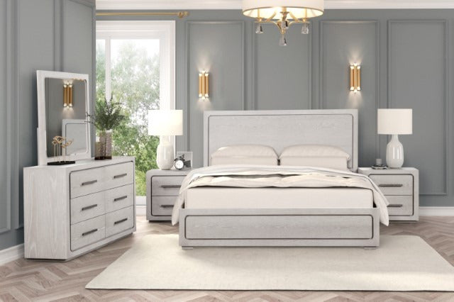 Crowthorne Bed, White Oak - view 7