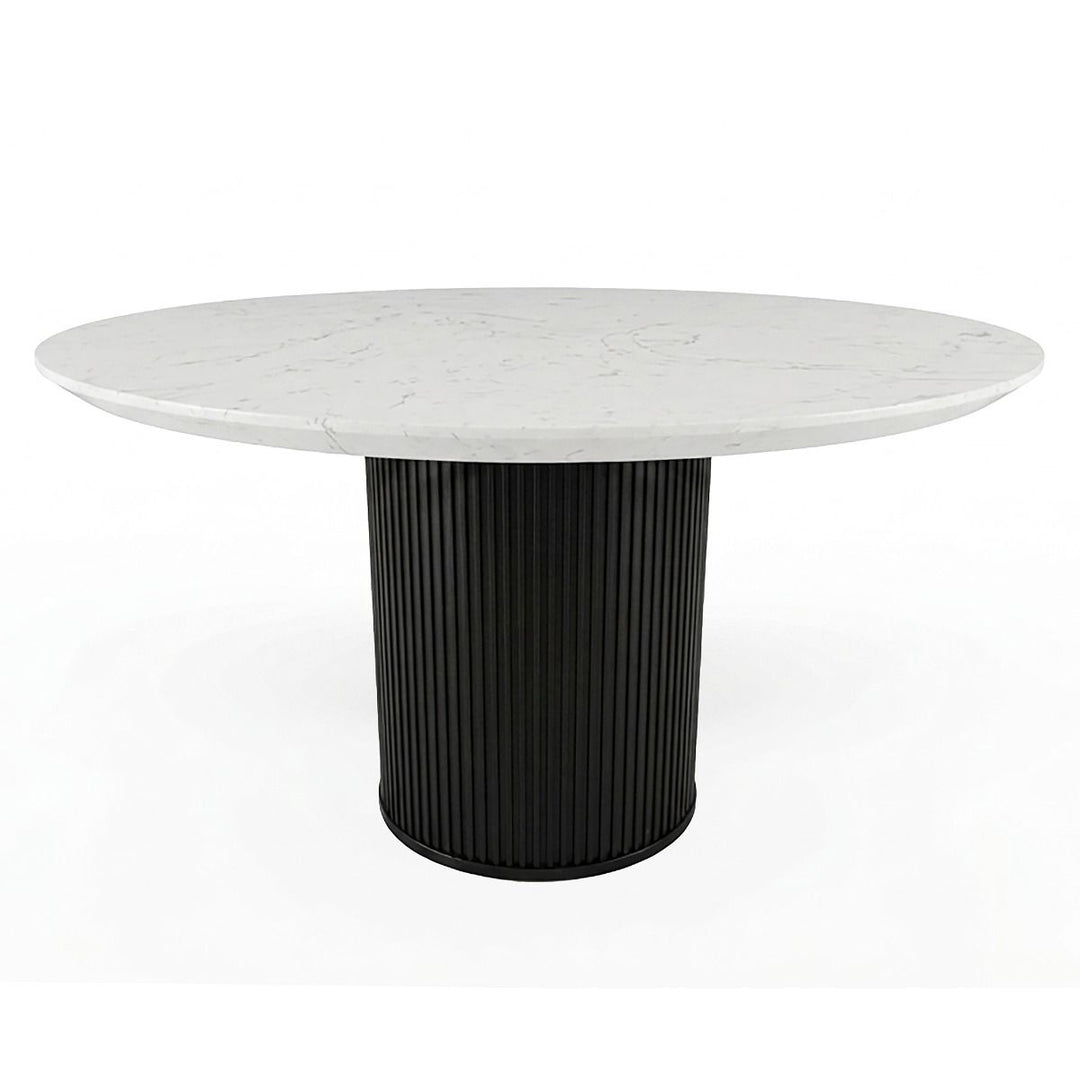 Jaramillo Round Dining Table W/Engineered Marble Top