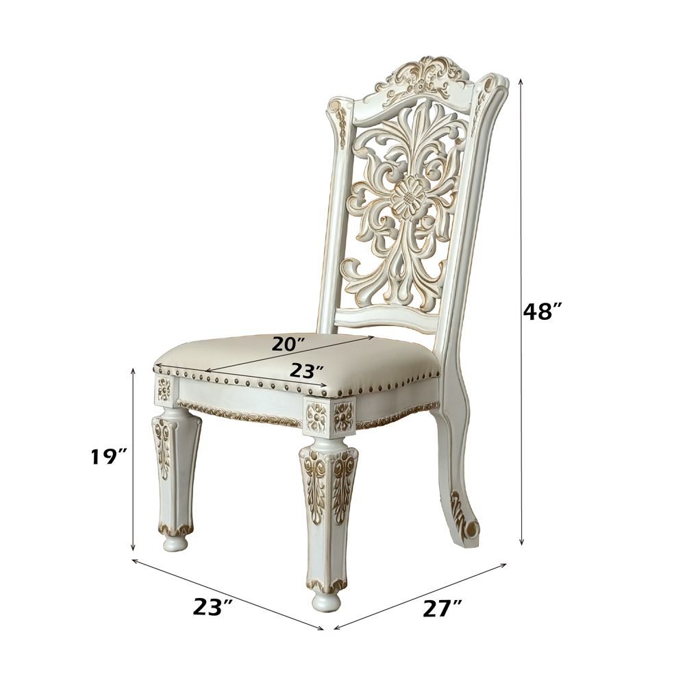 Vendome Side Chair (Set-2) – dimensions diagram