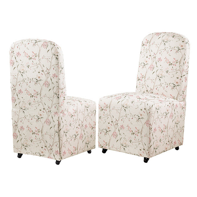 Canterbury Dining Chair, Chinoiserie White/Pink - view 5