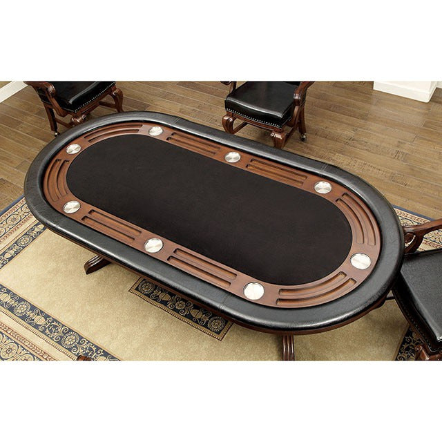Melina 7 Pc Dining Table Set, Brown Cherry - view 6
