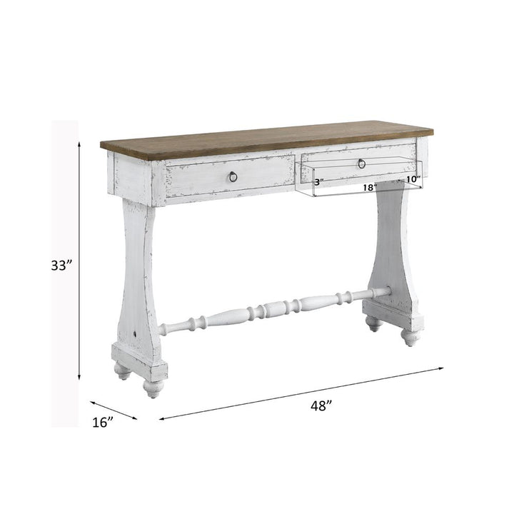 Carminda Console Table – dimensions diagram