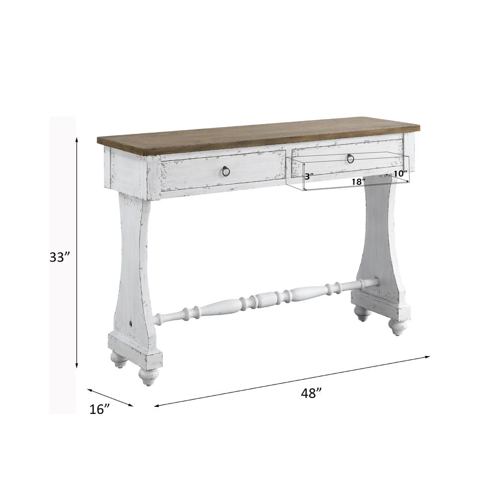 Carminda Console Table – dimensions diagram