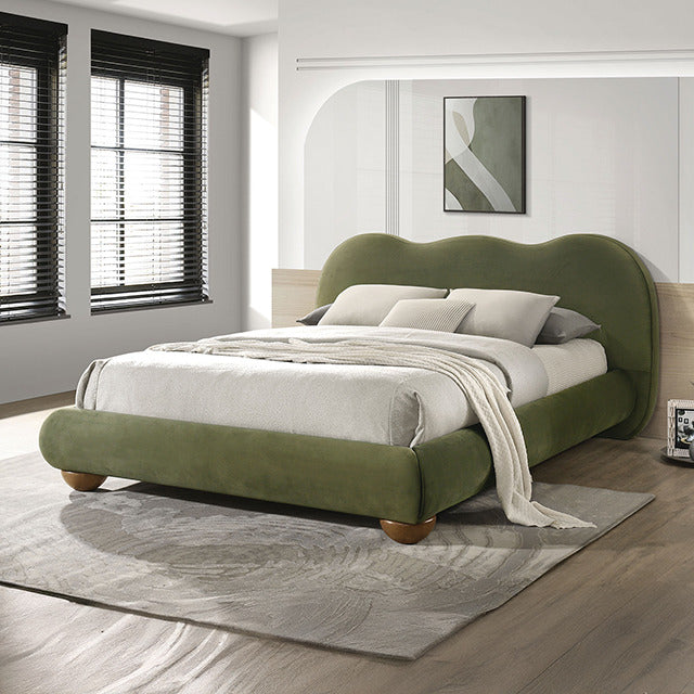 Finamore Bed, Olive Green - view 3