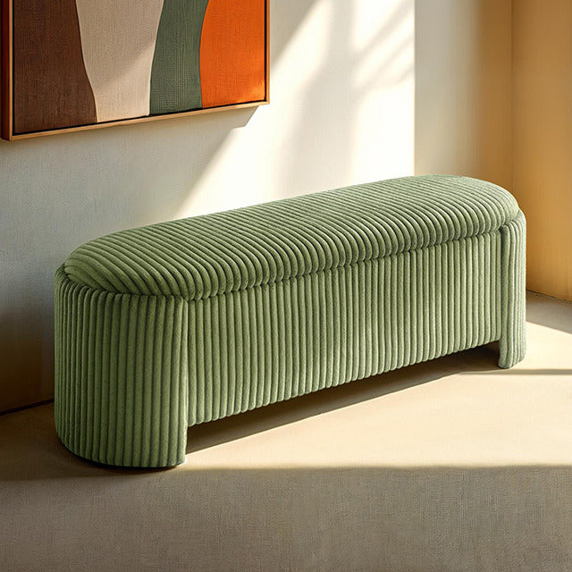Grainne Storage Bench, Green - view 2