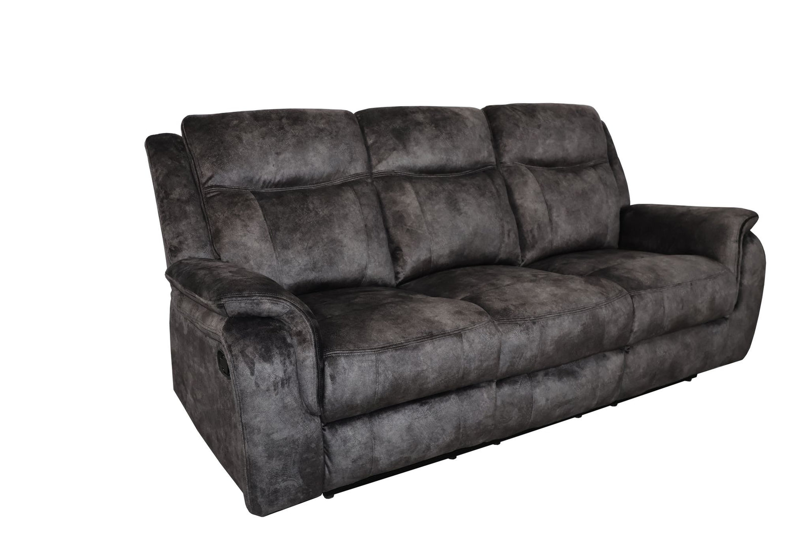 Park City  Sofa W/dual Recliner-Slate
