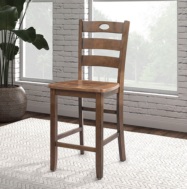 Lubbock 5 Pc. Counter Ht. Table Set, Walnut - view 5